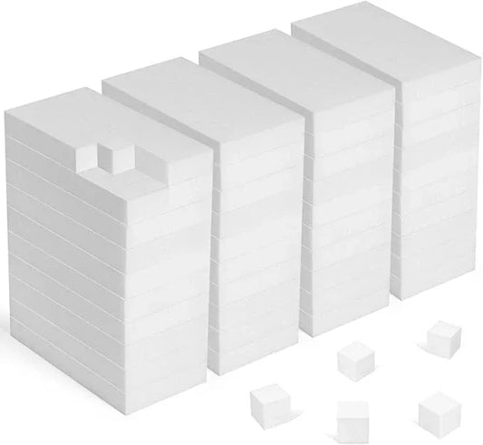 40PCS Melamine Sponge Magic Eraser Sponge in Bulk Small Cleaner Pads Melamine Pads for Dishes Cleaning Eraser for Kitchen, Bathroom, Toilet - 16x8x2cm (32 Small Pieces of Each Pack) - NeatNest