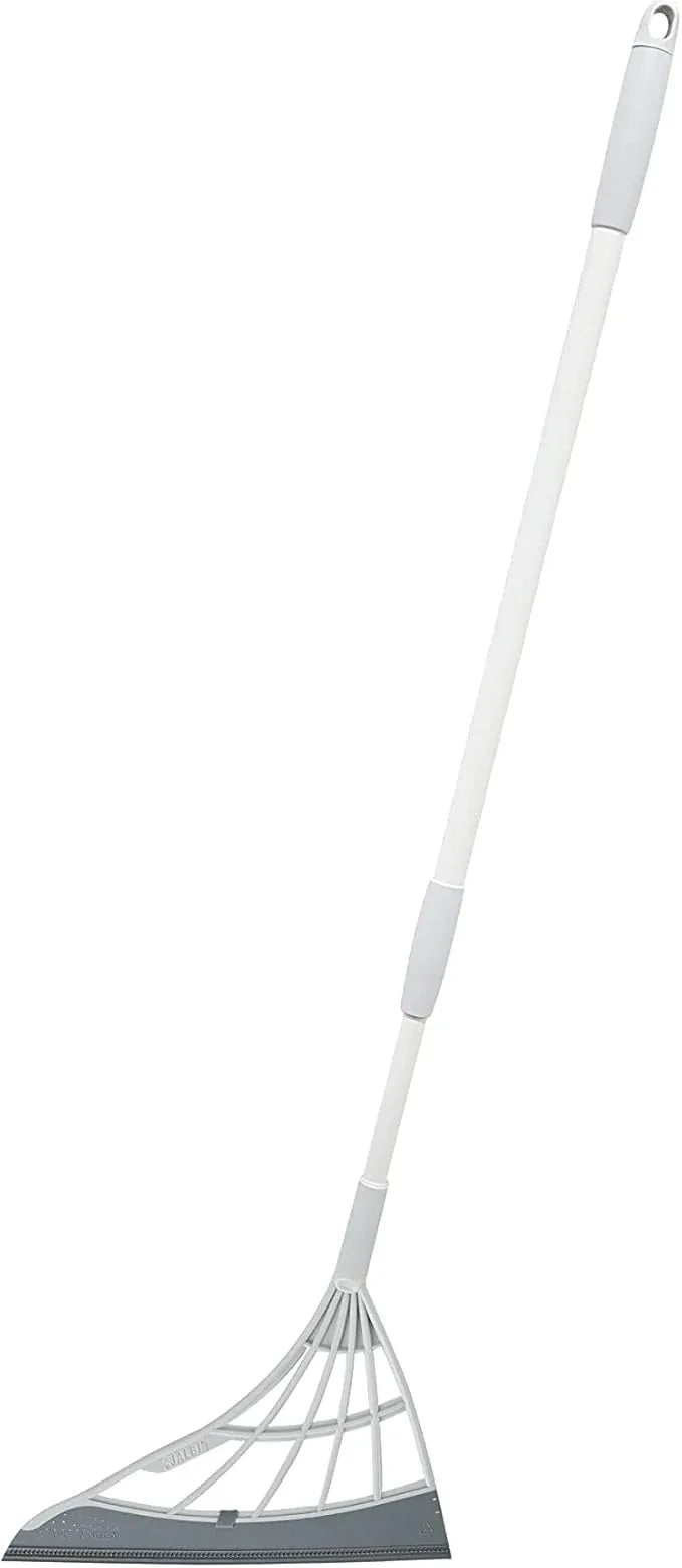 Original Broombi - All-Surface Silicone Broom, Squeegee, Pet Hair Remover - Smart Broom for Indoor Cleaning - Cleans Glass, Fine Dust, Hair, Liquids - for Smooth Floors, Rugs, Windows (Grey) - NeatNest
