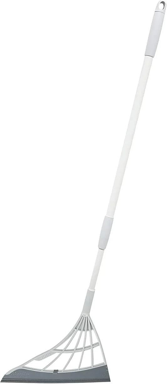 Original Broombi - All-Surface Silicone Broom, Squeegee, Pet Hair Remover - Smart Broom for Indoor Cleaning - Cleans Glass, Fine Dust, Hair, Liquids - for Smooth Floors, Rugs, Windows (Grey) - NeatNest