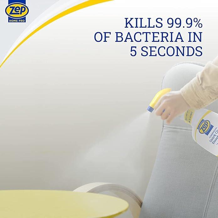 Zep Home Pro Commercial Quick Clean Disinfectant - 32 Fl. Oz. - R49806 - Pro Trusted Cleaning Power: Now in Refreshing Scents and Family Friendly Formulas (6) - NeatNest