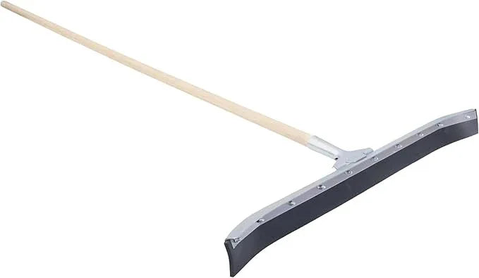 MARSHALLTOWN Asphalt Squeegee, 30 Inch Neoprene Straight Blade, 60 Inch Wood Handle, Spread Sealer Over Asphalt, Reversible, 13712 - NeatNest