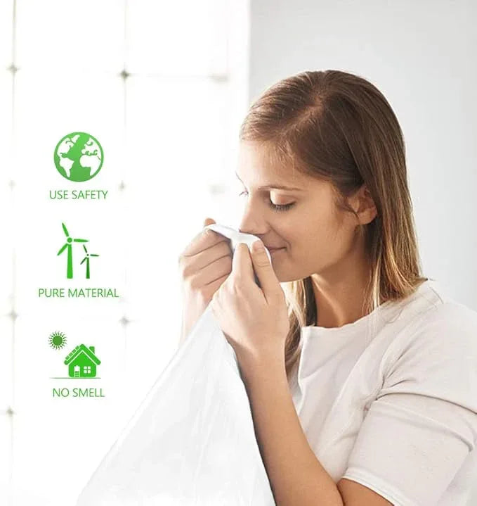 4 Gallon 1000 Counts Strong Trash Bag Garbage Bags by Teivio, Bathroom Trash Can Bin Liners, Small Plastic Bags for home office kitchen - NeatNest