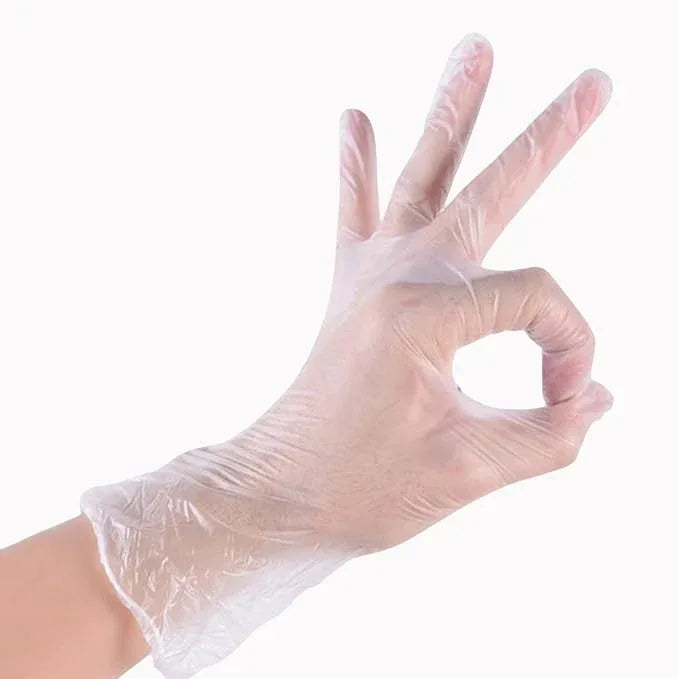 Clear Vinyl Food Safe Disposable Gloves Latex Free Powder Free for Food Prep Handling Cooking Cleaning - NeatNest