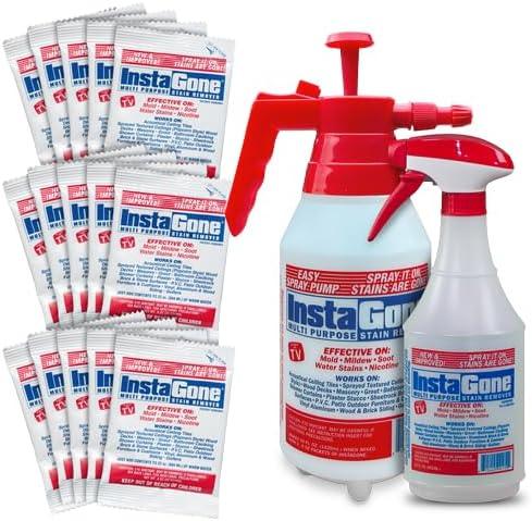 Cleaning Supplies, All Purpose Cleaner, 24oz, Spray Bottle, and 48oz Pump Bottle, with 0.8oz 15 pcs Refill Packs, Household Items, Household Cleaning, Multipurpose Cleaner, Stain Remover - NeatNest