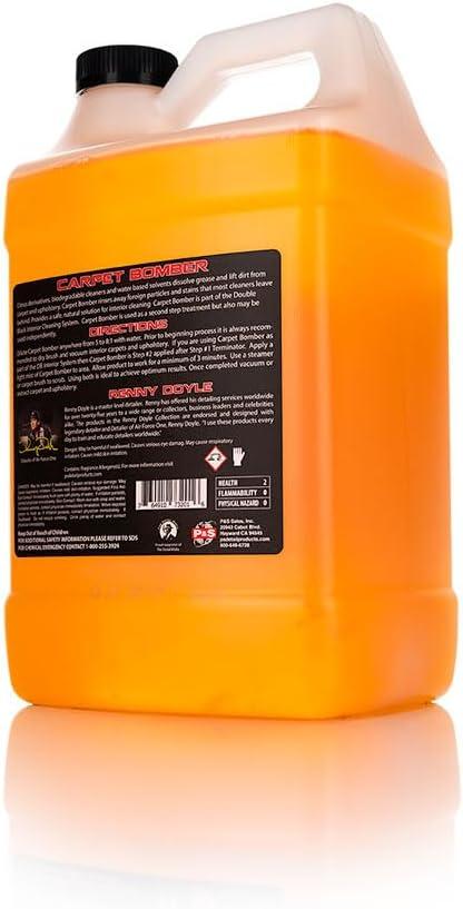 P & S PROFESSIONAL DETAIL PRODUCTS Carpet Bomber – Professional Upholstery Cleaner, Citrus-Based Formula, Removes Grease, Dirt & Odors, Highly Dilutable, Safe for Engines & Wheel Wells - 1 Gallon - NeatNest