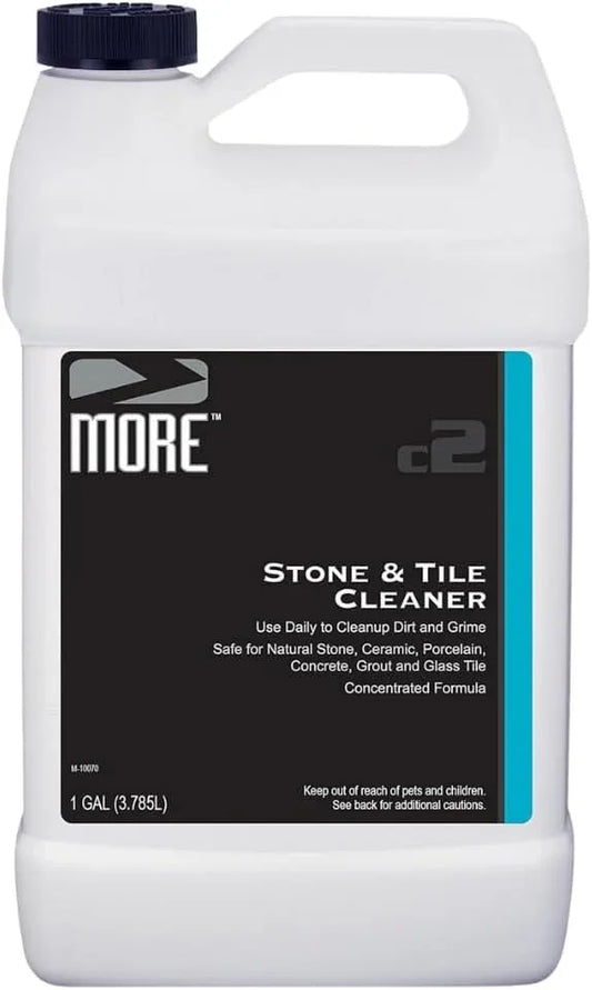 MORE - Stone & Tile Cleaner - Grout & Floor Cleaner for Natural Stone, Marble, Concrete, Ceramic, & Porcelain - Water-Based Grout Cleaner for Tile Floors - Concentrated Formula - pH Neutral - 128oz - NeatNest