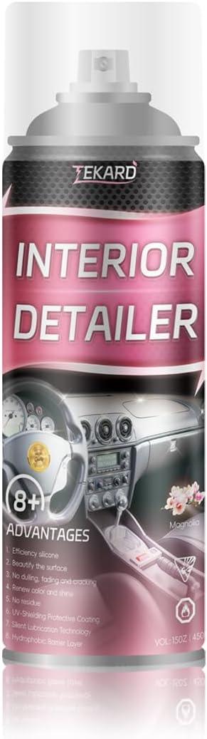 Car Interior Cleaner, Leather Cleaner, 15 oz. Large-Capacity Interior Detailer in Iron Can, Wheel Cleaner, Suitable for Cleaning Rubber, Plastic, and Leather Surfaces Inside Vehicles (1 Bottle) - NeatNest