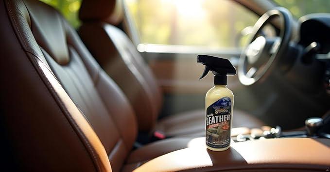Gliptone Leather Conditioner Spray, Professional pH-Balanced Formula Restores Softness, Shine & Flexibility, No Rubbing Needed, Safe for Car Interiors, Furniture & Jackets, Made in USA,17 oz - NeatNest