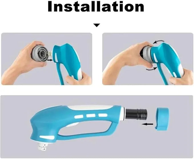Cordless Power Scrubber for Cleaning Tile/Floor/Sink/Shower/Bathroom/Kitchen - Electric Handheld Scrub Brush with 6 Replaceable Heads, 360° Portable Washing Machine for Car, Wall, Window and Stove Top - NeatNest