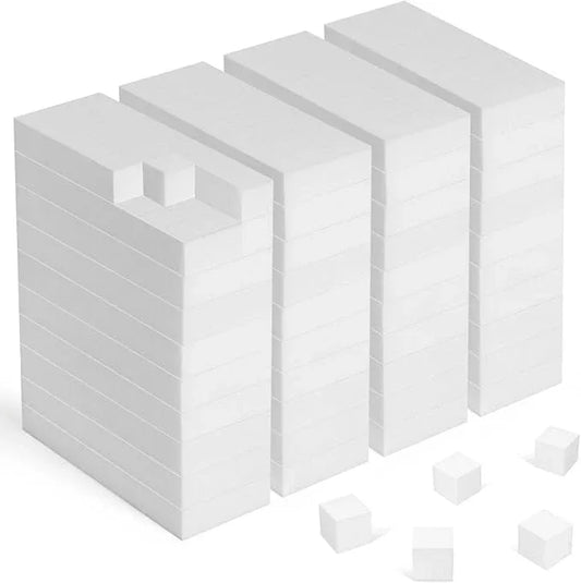 TRENDBOX Melamine Sponges Magic Cleaning Sponges Melamine Foam for Dishes Eraser Sponges for Kitchen (White, 6.3x2.4x0.7 Inch (Pack of 40)) - NeatNest