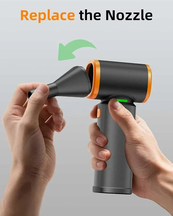 [Upgraded] Compressed Air Duster, 180000RPM High-Velocity Electric Air Duster with Stepless Speed Control, Rechargeable Portable Cordless Air Blower for Home, Car, Computer, and Keyboard Cleaning - NeatNest