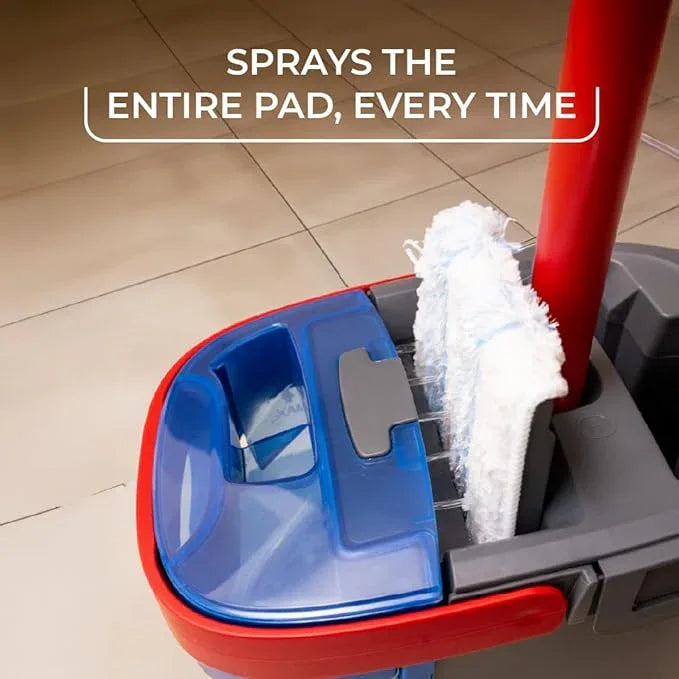 O-Cedar H2prO Flat Mop System | Quick Cleaning Tool | Clean with Clean Water | Machine Washable Reusable Microfiber Mop Pad | Safe on Wood Floors, Vinyl, Tile, Baseboards, Walls - NeatNest