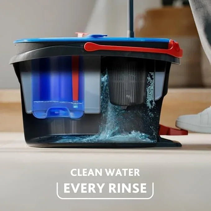 O-Cedar EasyWring RinseClean Microfiber Spin Mop & Bucket Floor Cleaning System with Citrus and Lavender Pacs (Variety Pack) - NeatNest