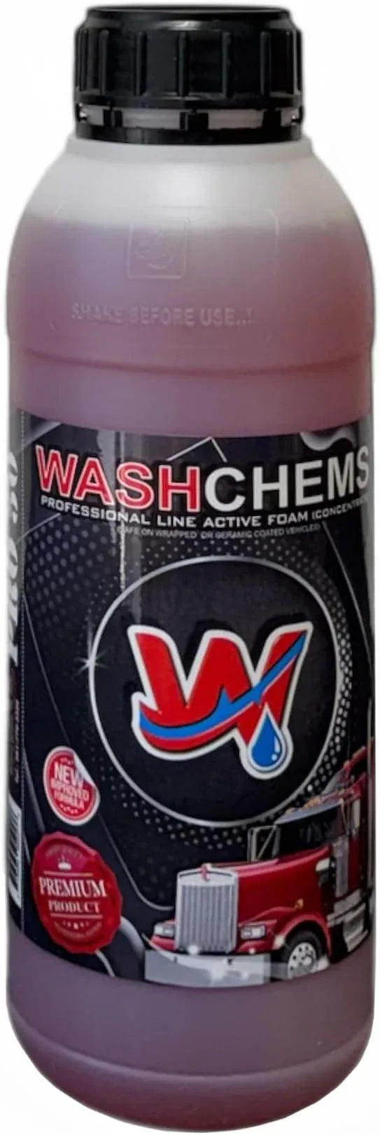 Wash Chems Pro 50 Touchless Car Wash Detergent Soap Concentrate (32 oz) No Brushing, Commercial Grade Professional Auto Foam Cleaner (Biodegradable) Also Great for Trucks & Tractors - NeatNest