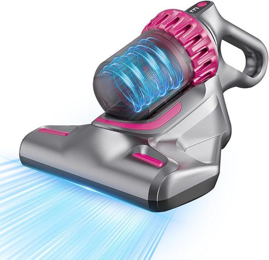 PATO Mattress Vacuum Cleaner, 10KPa Suction with UV-C Light & HEPA Filter, 4-in-1 Bed Cleaner for Sofa, Car, Carpet, Pet Hair - NeatNest