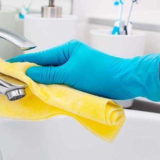 Jointown Basic Medical Blue Nitrile Exam Gloves - Latex-Free & Powder-Free - NGPF7003 (Case of 1,000), Large - NeatNest