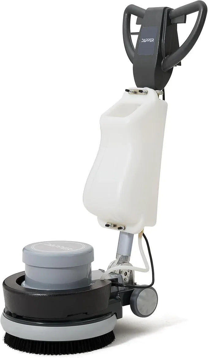 17" Heavy-Duty Weighted Floor Buffer Polisher Machine – 1500W, 154 RPM Commercial Scrubber with Removable Weights – Includes 3.5 Gal Tank, 2 Brushes & 3 Pads – Strip, Buff, Scrub & Polish Floors - NeatNest