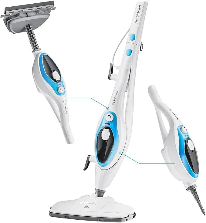 PurSteam 10-in-1 Steam Mop, Floor Steamer with Detachable Handheld Steam Cleaner for Tile, Hardwood Floors - NeatNest