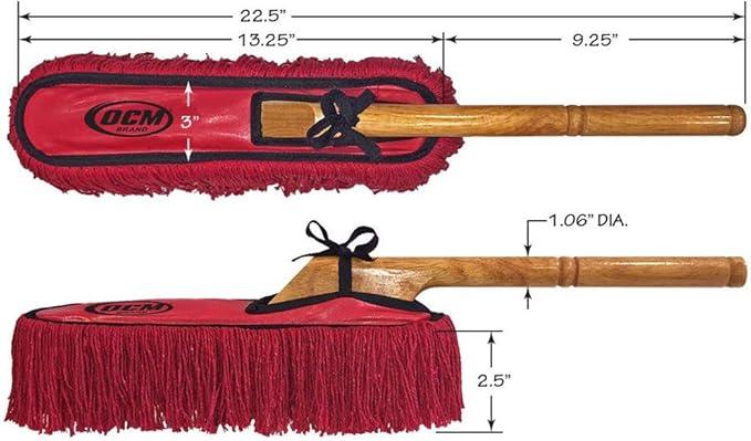 Classic Car Duster with Solid Wood Handle Includes Storage Case - Popular Detailers Choice - NeatNest