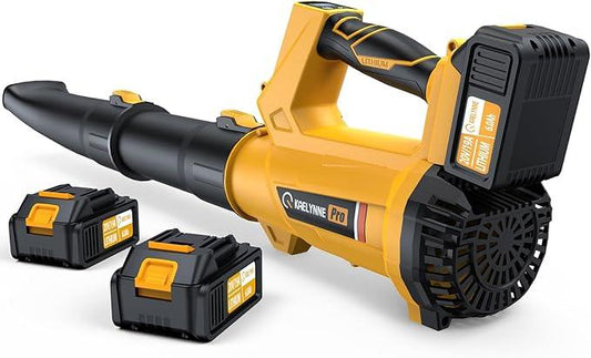 Leaf Blower, 20V Leaf Blower Cordless with 2 X 6.0Ah Batteries and Charger Included, 540CFM 170MPH & 6 Speed Mode, Handheld Electric Leaf Blower for Lawn Care, Yard, Garden and Dust - NeatNest