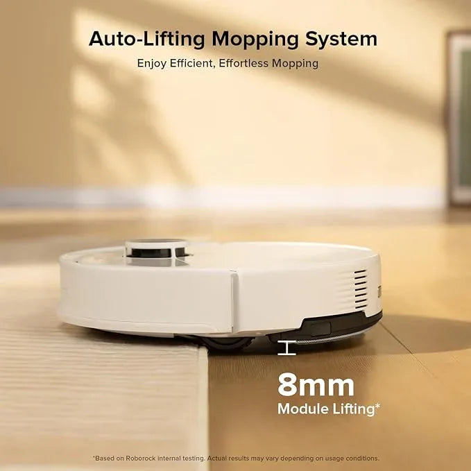 roborock Q10 S5 Robot Vacuum and Mop Cleaner, 10000Pa HyperForce Suction, Dual Anti-Tangle System, Auto-Lifting Mop, ReactiveTech Obstacle Avoidance, App Control, for Pet Hair and Carpet, White - NeatNest