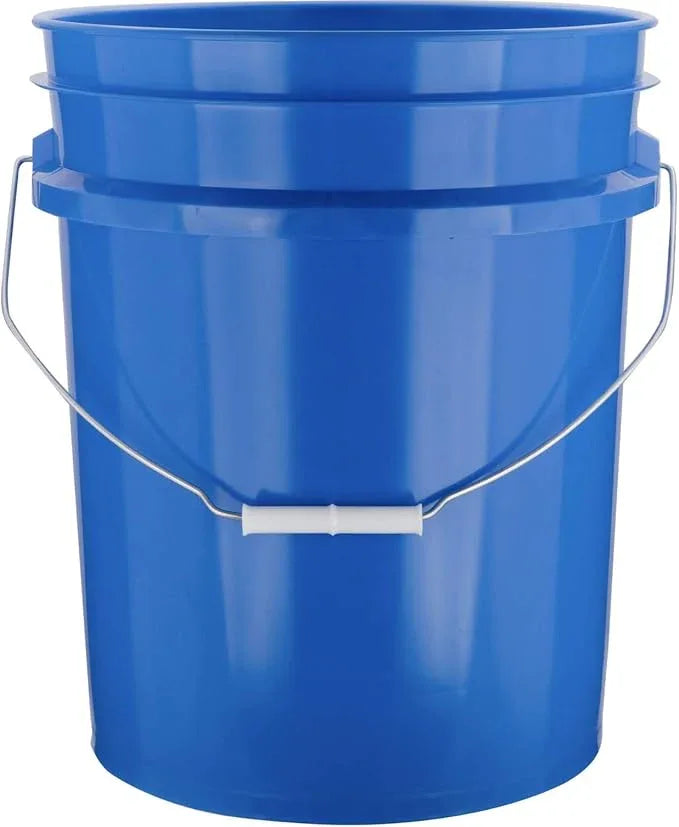 House Naturals 5 Gal Bucket Pail Container with Lid - Food Grade- Made in USA (Pack of 2) - NeatNest