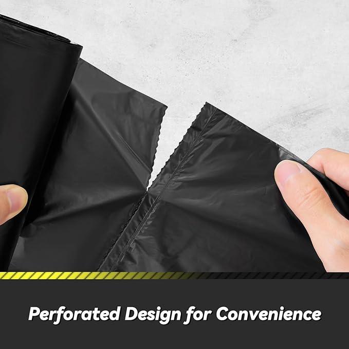 100 Count 17 Micron Extra Heavy Duty 4 Gallon Trash Bags, Sturdy & Tear-Resistant Small Trash Bags for Bathroom & Kitchen - NeatNest