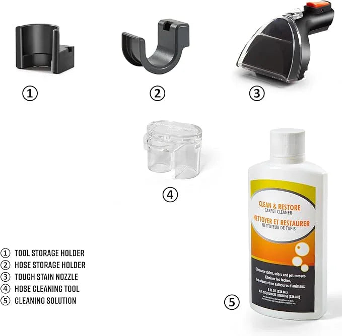 Armor All SCC301 0901 Upholstery & Carpet Cleaner, Car and Auto Detailer with Tools for Pets, Area Rugs and Couches - NeatNest