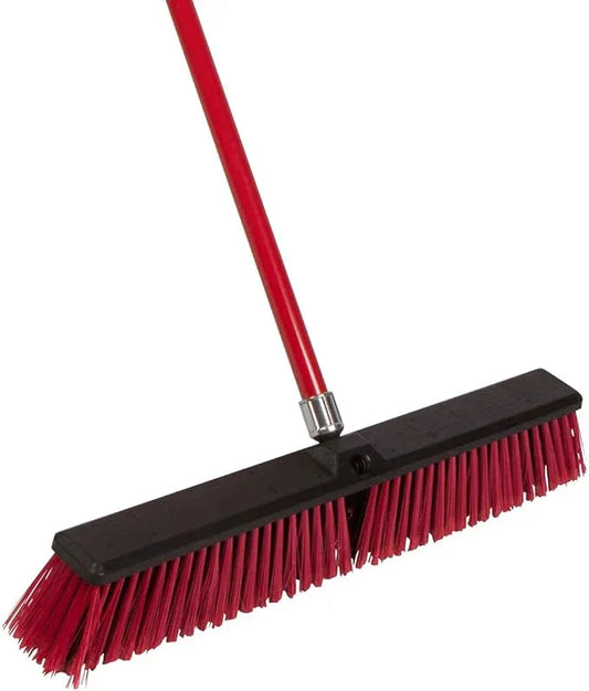 Large 24'' Multi-Surface Push Broom with Alloy Handle - NeatNest