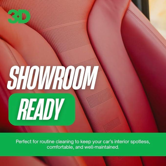 3D LVP Interior Cleaner - Removes Dirt, Grime, Grease, Oil & Stains from Leather, Vinyl & Plastic - Great for Seats, Steering Wheels, Door Panels, Dashboards - Car, Office, Home Use 16oz. - NeatNest