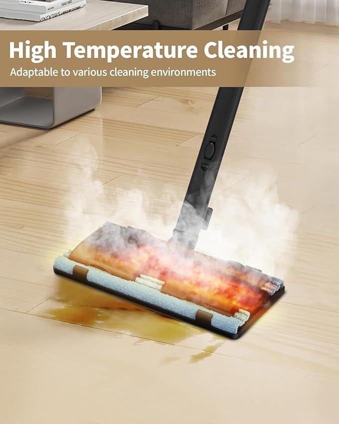 Steam Cleaner for Home, 293°F 58 PSI Powerful Multipurpose Handheld Steam Mop, 21 Attachments, 50Oz Capacity, Heavy Duty Steamer for Carpets, Floors, Cars, Tiles, Crack Cleaning, Turquoise - NeatNest