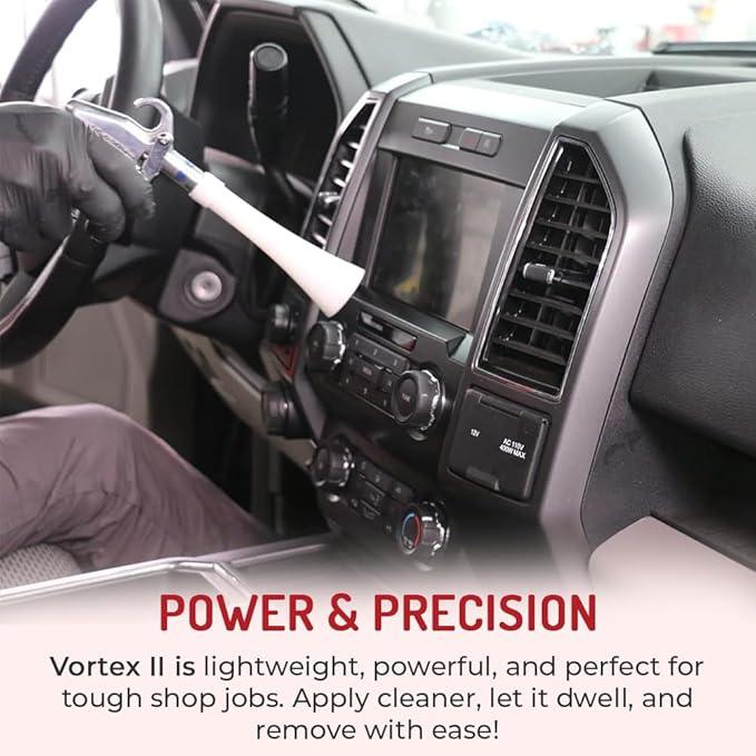 HI-TECH Vortex II Air Cleaning Gun – Pro Auto Detailing Tool for Deep Cleaning Interiors & Exteriors – Uses Air Compressor – Blasts Dust, Dirt & Grime Fast - NeatNest