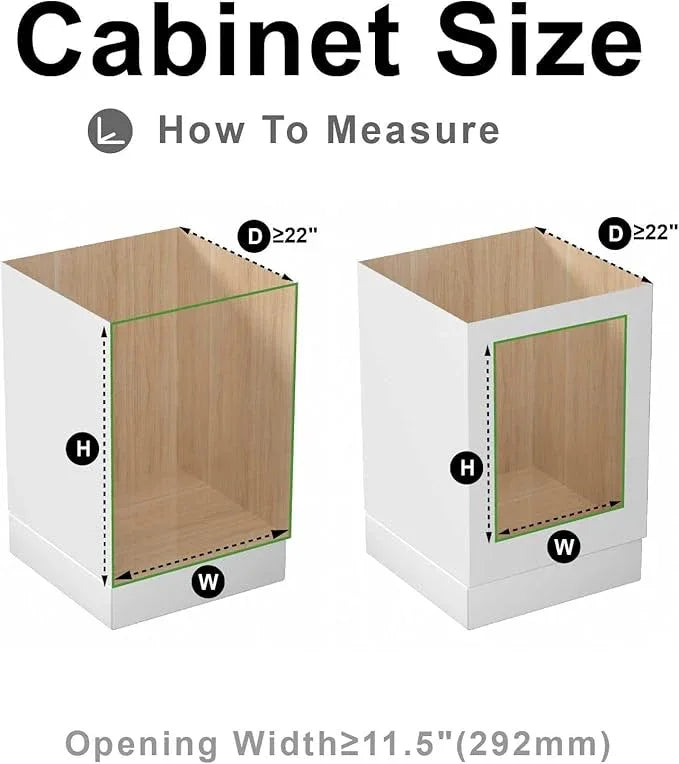 2 Tier Pull Out Cabinet Organizer,(11½"W x 22" D) Soft Close Slide Out Drawer For Kitchen Base Cabinet, Individual Pull Out Shelf, Roll Out Pantry Organization, 22 Inch Deep - NeatNest