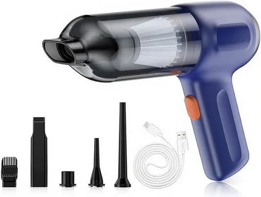 Fanisic Car Vacuum Handheld Vacuum Cleaner/Air Duster, 15000PA Strong Suction with Brushless Motor, Rechargeable Dust Buster/Hand Pump Low Noise for Car Detailing Home Office Cleaning - NeatNest