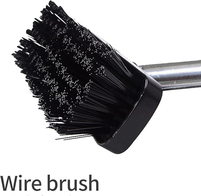 BSMstone Push Broom Brush Stiff Bristles Floor Cleaning Brush Multi-Purpose Scrubber Brushes for Bathroom Bathtub Tile Floor Deck Patio - NeatNest