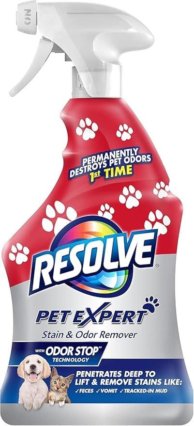Resolve Pet Expert Stain and Odor Remover, Carpet Cleaner, Pet Stain and Odor Remover, Carpet & Upholstery Cleaner - Removes Stains and Odors, 22 oz - NeatNest