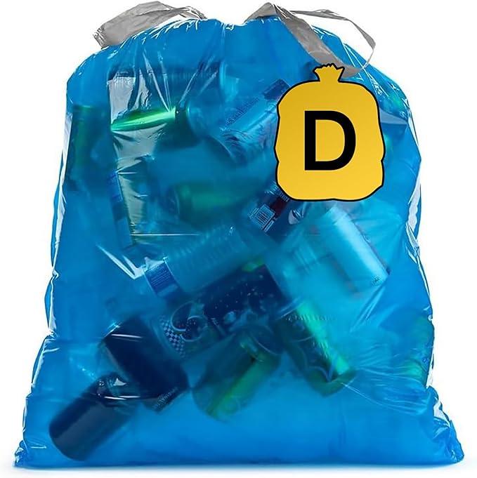 Ultrasac 10 Gallon 0.9 MIL Blue Drawstring Trash Bags - 16.5" x 28.5" - Pack of 648 - Fits simplehuman D - NeatNest