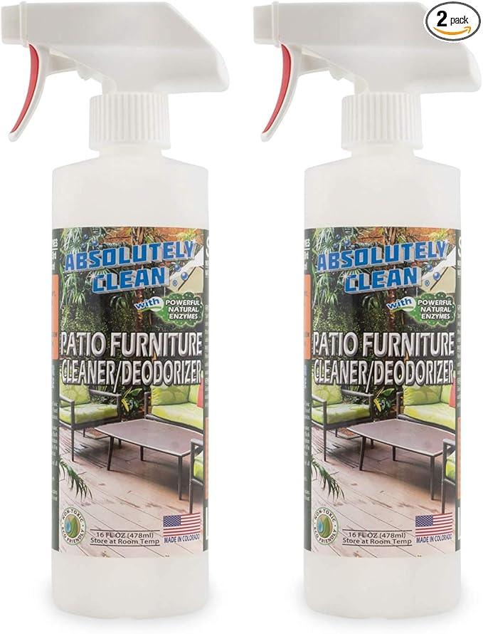 Amazing Patio Furniture Cleaner - Natural Enzymes Easily Remove Dirt, Bird Droppings, Food Stains and More from Your Outdoor and Patio Furniture - USA Made - NeatNest