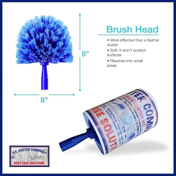 Cobweb Duster, Extendable Reach 20 feet + Spider Web Brush with Pole - NeatNest