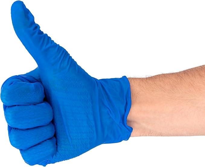DENCO DISTRIBUTING, INC. Griptensity Biodegradable Textured Nitrile Gloves - Powder & Latex Free - 6MIL - 10 Boxes Per Case - NeatNest
