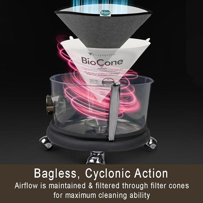 Filter Queen Majestic Surface Cleaner, Bronze, Canister Vacuum with Bagless Cyclonic Action, The Ultimate All-in-One Cleaning Machine - NeatNest