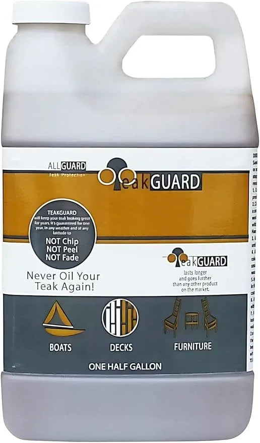 Finish, Premium Teak Cleaner and Brightener, Water-Based, Oil-Free Wood Restorer & Protectant, Safe & Easy To Use Teak Sealer & Polisher for Outdoor & Indoor Wood Furniture, 64 oz - NeatNest