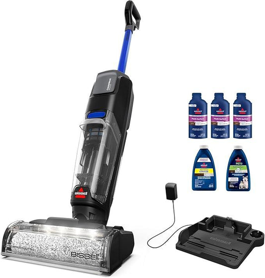 Bissell Crosswave Cordless Plus, Wet Dry Vacuum w/FurFinder Headlights + Super Concentrate Multi Surface Formula for Sealed Hard Surfaces and Area Rugs - NeatNest