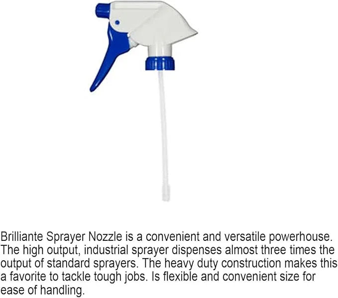 Brilliante Crystal Chandelier Cleaner - Manual Sprayer 32oz Environmentally Safe, Ammonia-free, Drip-dry Formula, Made in USA (3 Pack) - NeatNest