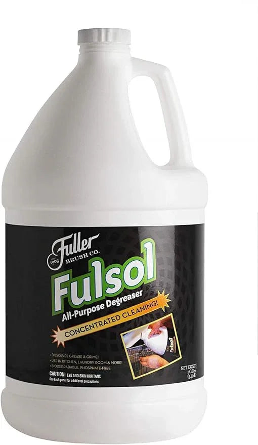 Fuller Brush Fulsol Heavy-Duty Degreaser 1 Gallon – Concentrated All-Purpose Cleaner – Cuts Grease, Grime, Oil & Stains on Tile, Glass, Laundry, Grills – Lemon Scent (Makes 60 Gallons) - NeatNest