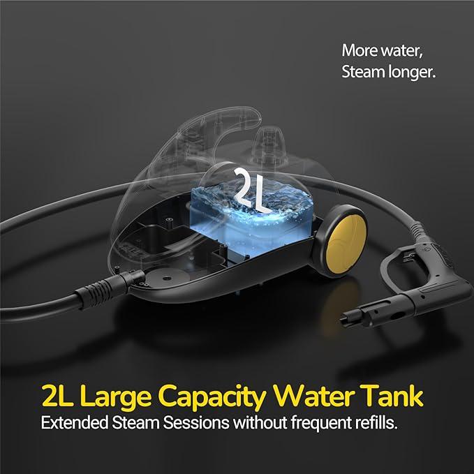 Steam Cleaner with 28-in-1 powerful, deep cleaning for home, floor, car, tiles, grout, oven,grove,range, wall and window in kitchen, living room,bathroom, high temperature steam cleaning - NeatNest