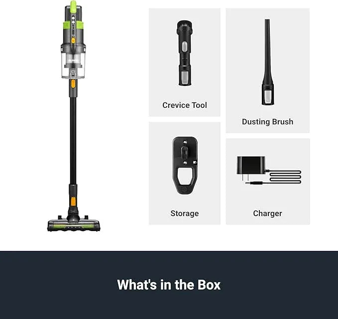 Eureka RapidClean Pro Cordless Vacuum Cleaner for Hard Floors, Lightweight Stick Vacuum LED Headlights, Convenient Stick and Handheld Vac, Green, NEC285GR - NeatNest