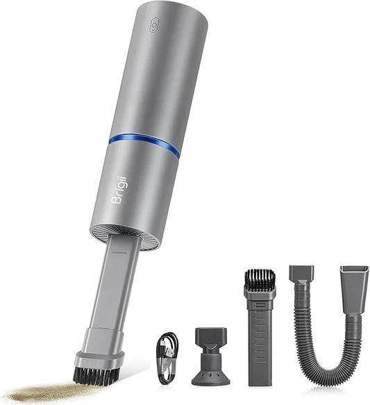 Brigii Mini Handheld Vacuum Cordless, 3 in 1-Car Vacuum & Air Duster & Hand Pump, Portable Rechargeable Cleaner for Car Interior, Small Spaces, Crevices-Y120 Pro - NeatNest