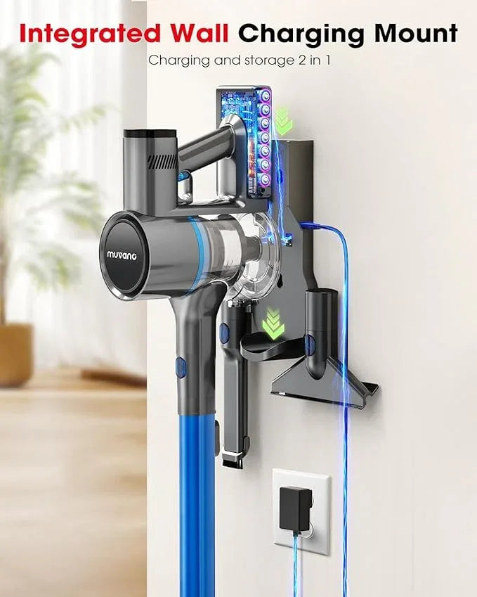 Cordless Vacuum Cleaners for Home, G26 Vacuum Cleaner, 45KPA Powerful Suction, Up to 60 Minutes, Tangle-Resistant, Rechargeable Stick Vac with Wall Mount for Pet Hair, Hardwood Floors - NeatNest