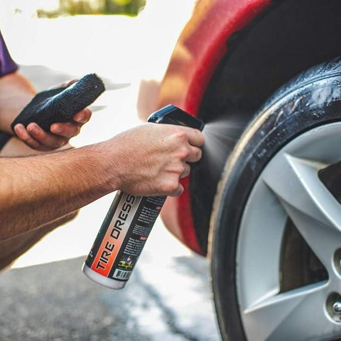P&S Professional Detail Products Shine All Performance Dressing – High Gloss Tire & Trim Dressing – Water-Based, Interior/Exterior Use on Rubber, Vinyl & Leather – Pro Detail Finish 1 Gallon - NeatNest